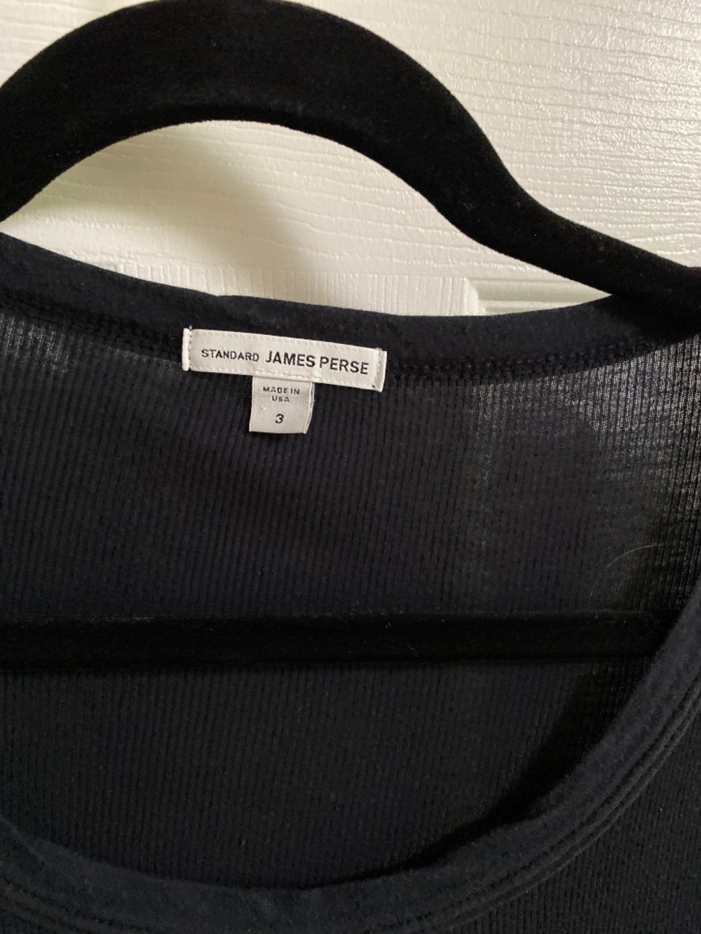 James Perse Ribbed Shirt EUC size 3 - Picture 2 of 3